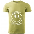 Tricou barbati verde deschis, Zambeste, Isus te iubeste!